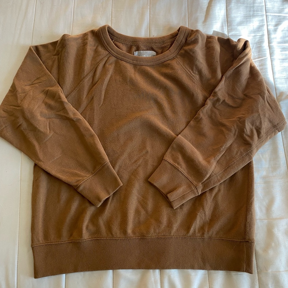 Everlane Mustard Sweatshirt - Medium